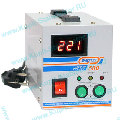 Купить Стабилизатор напряжения Энергия АСН-500 в Москве, продажа Энергия АСН-500