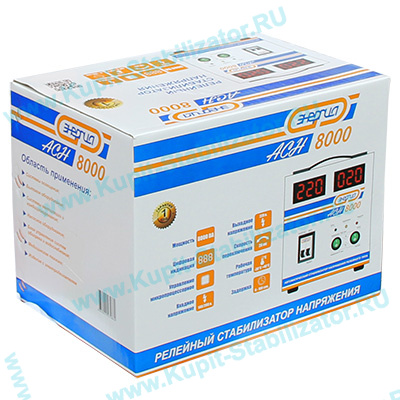 Сколько стоит в интернет-магазине Стабилизатор напряжения Энергия АСН-8000.